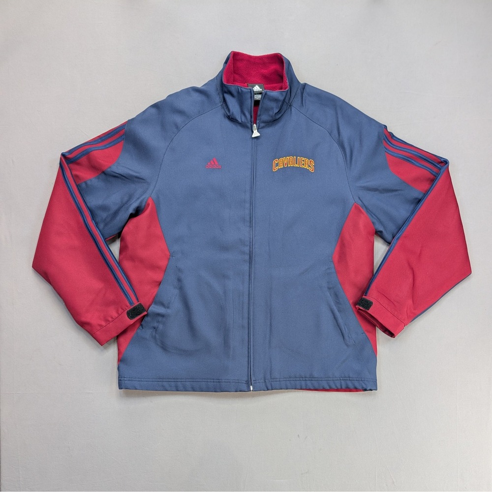 Adidas Cleveland Cavaliers Full Zip Fleece Lined Jacket